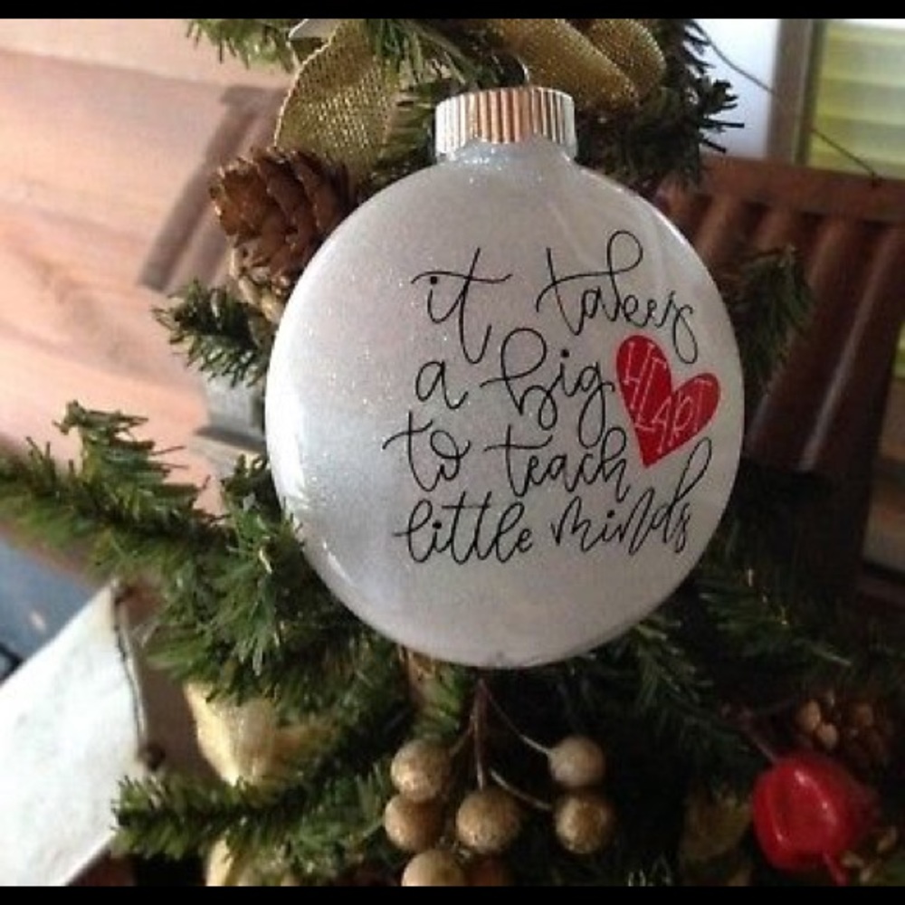 Teacher Christmas Ornament, Gift for teacher